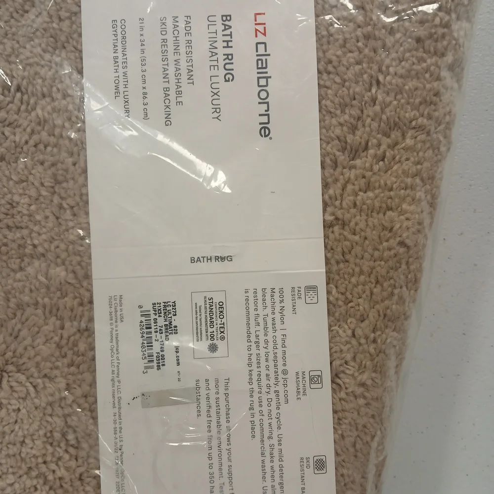 Tan LIZ CLAIBORNE Bath Mat